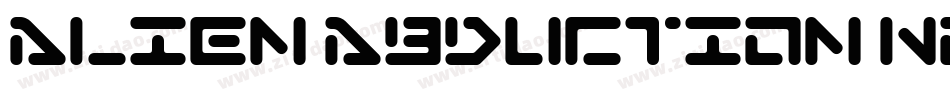 Alien Abduction Norm字体转换